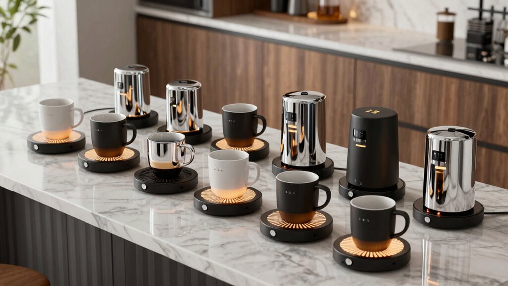 key features for espresso warmers