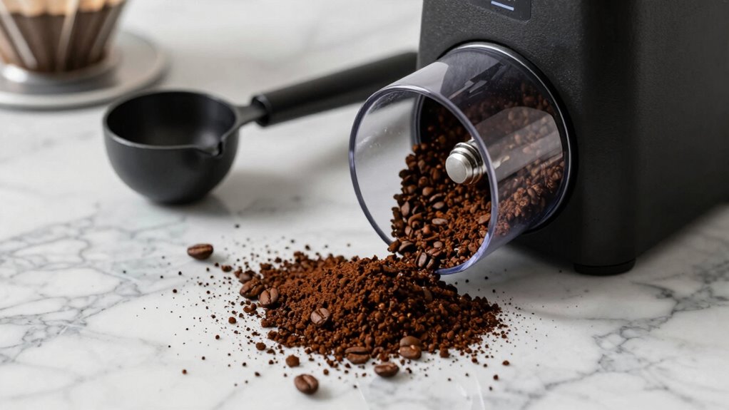 maintain grinder cleanliness consistently