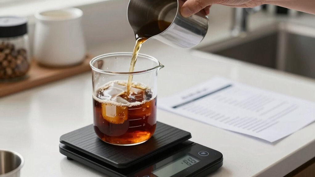 maintain proper brewing ratios