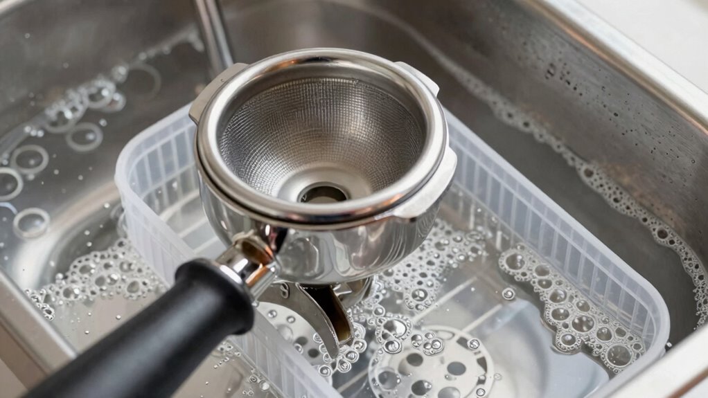 material specific ultrasonic cleaning