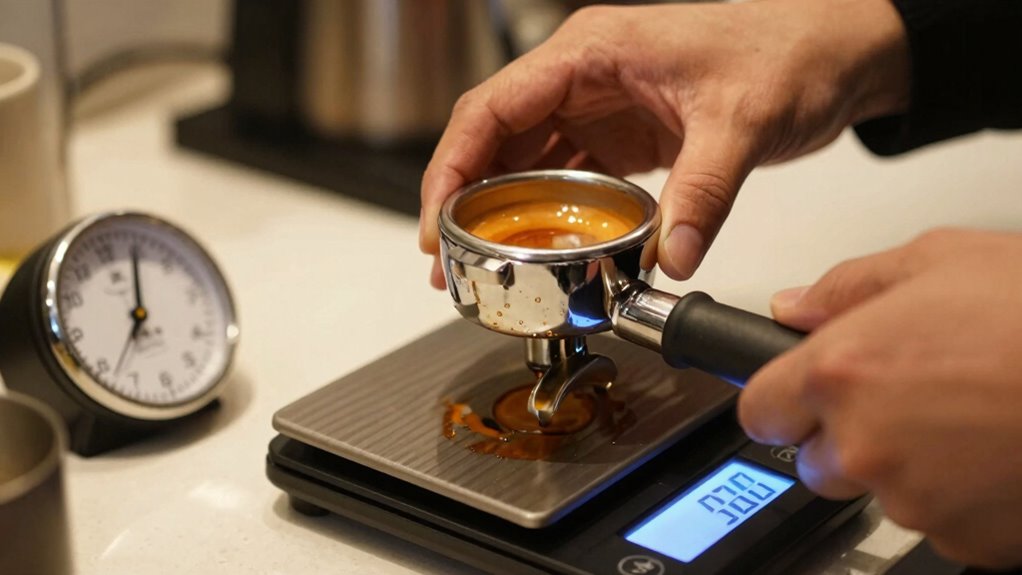 measure weigh time refine