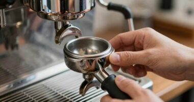 measuring portafilter dosing