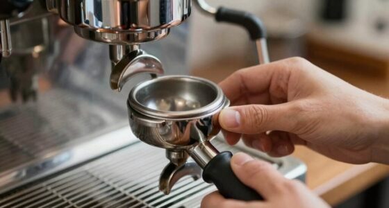 measuring portafilter dosing