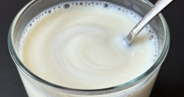 milk doesn t swirl properly