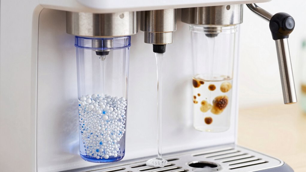 mineral removal enhances espresso quality