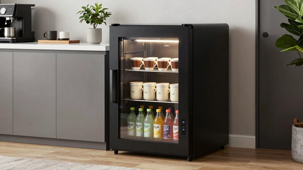 mini fridge size and efficiency