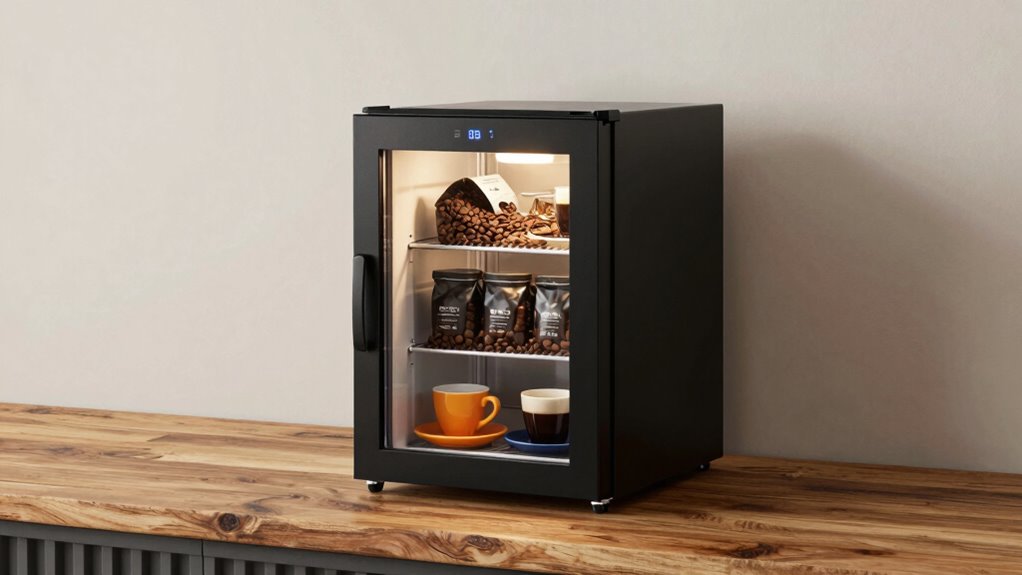 mini fridge size and features