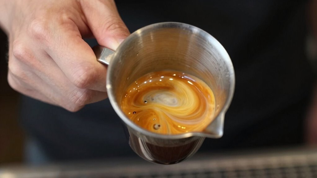 monitor espresso color changes