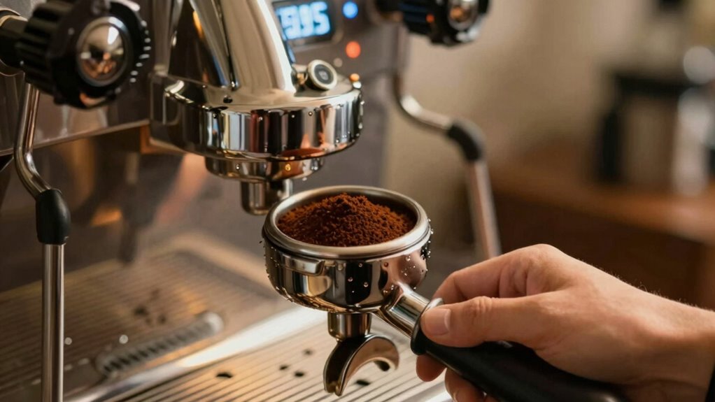 monitor espresso temperature consistency