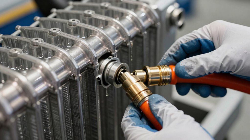 neglecting proper flushing leads to damage