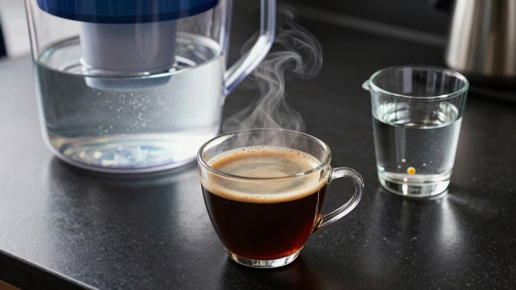 optimal coffee water filtration