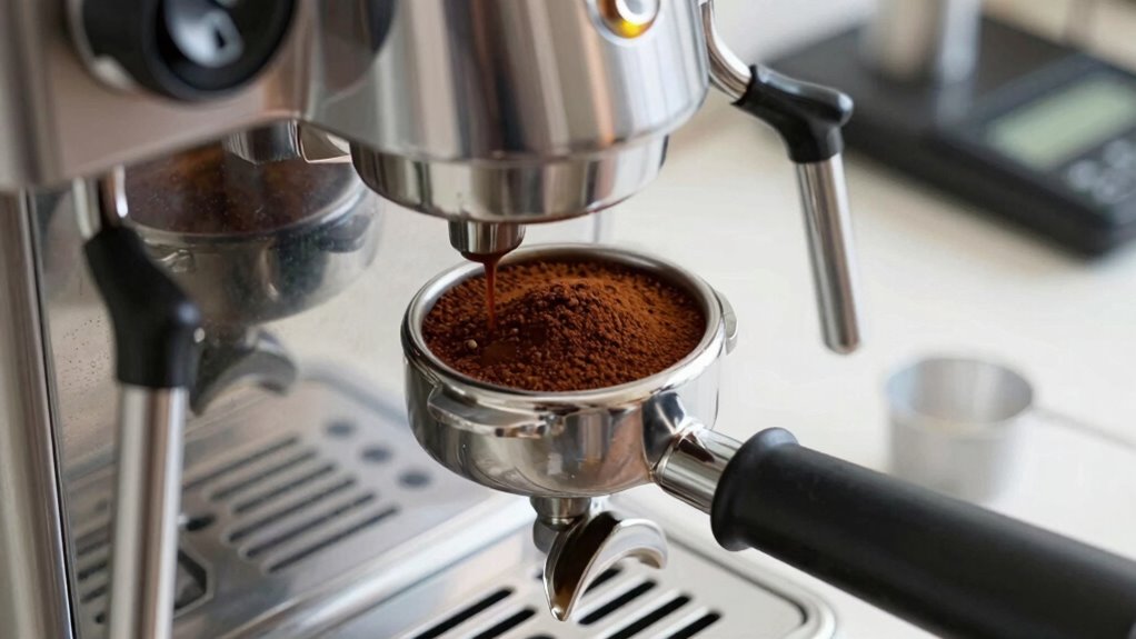 optimal espresso coffee dosing