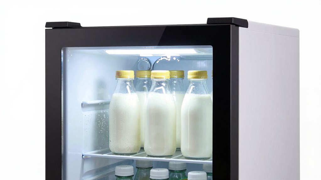 optimal milk storage temperature