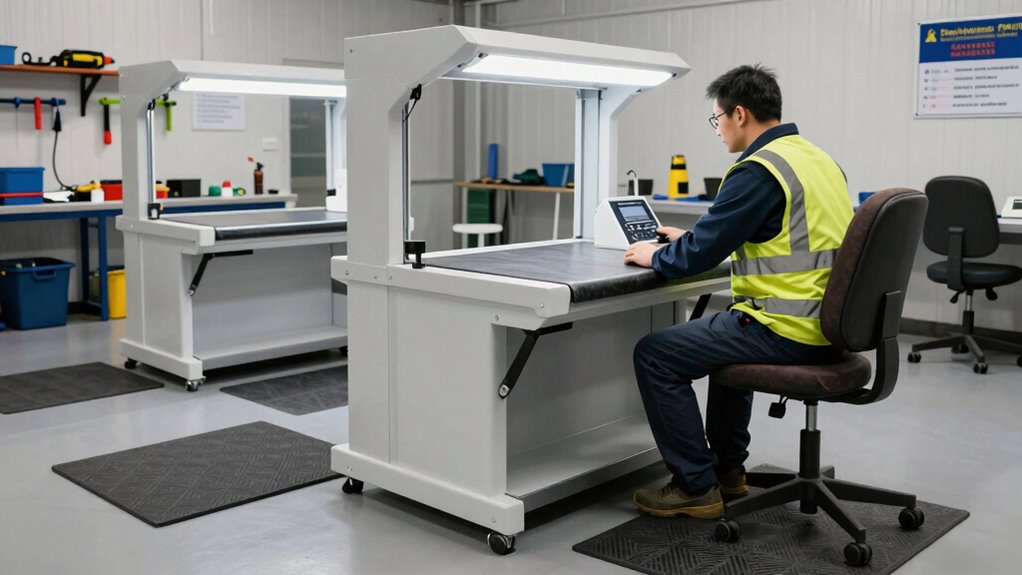 optimize tamping station ergonomics