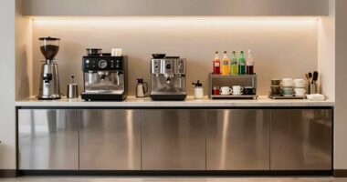 optimized five zone coffee station