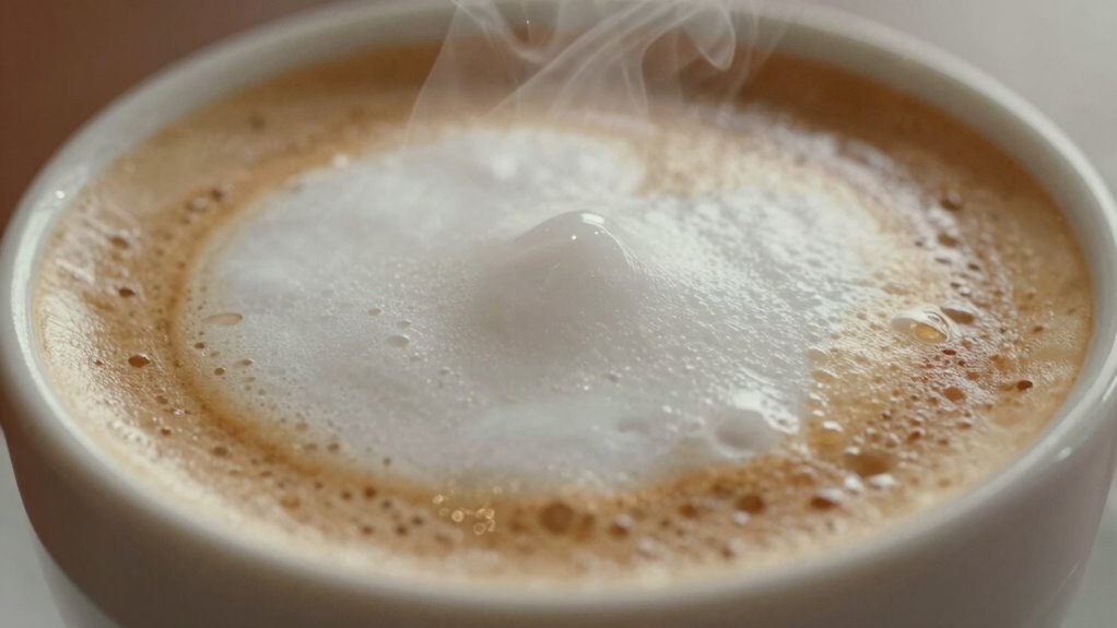 perfect creamy latte foam