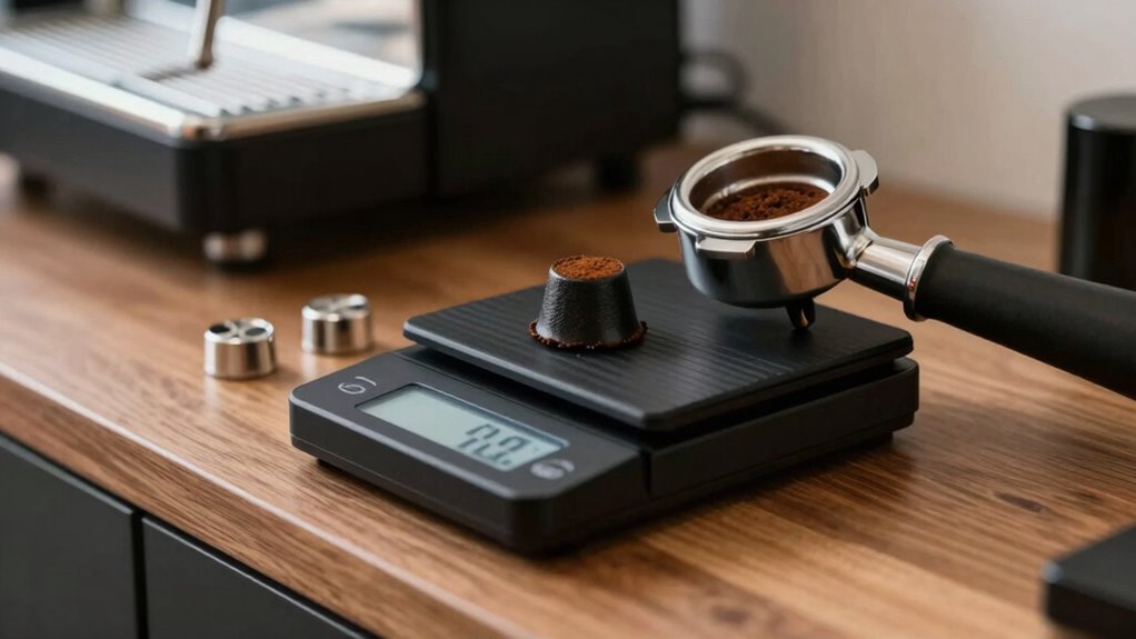 precise espresso coffee measurement