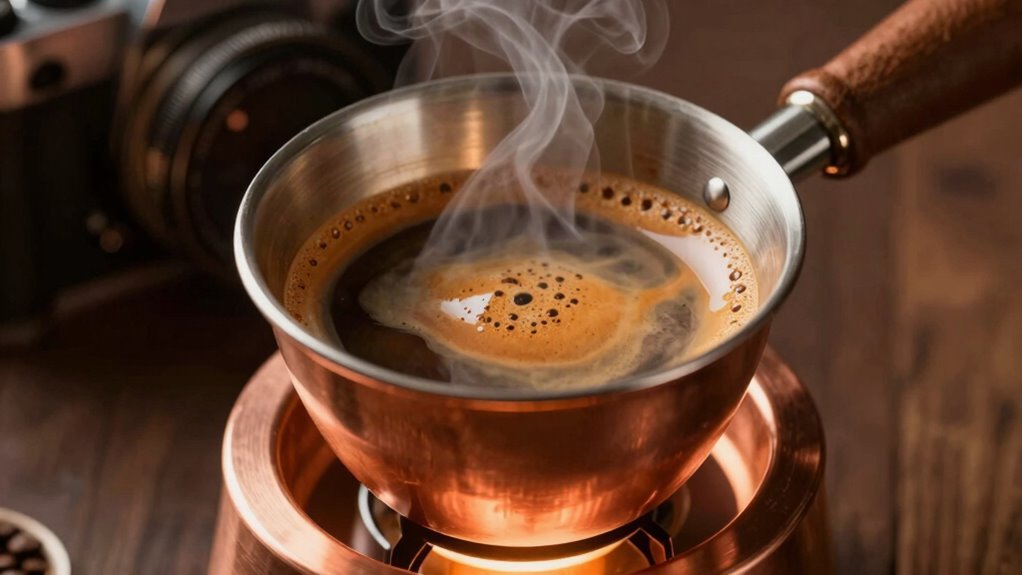 preheat cups for aroma