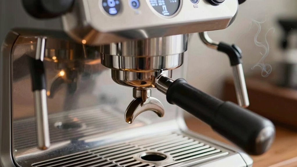 preheat portafilter properly