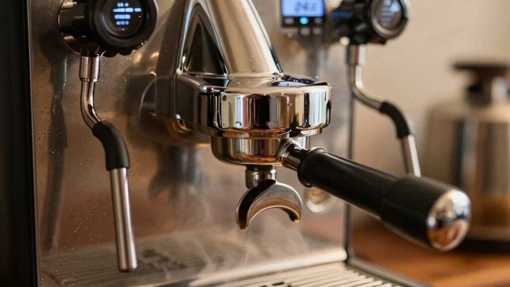 proper espresso machine warm up