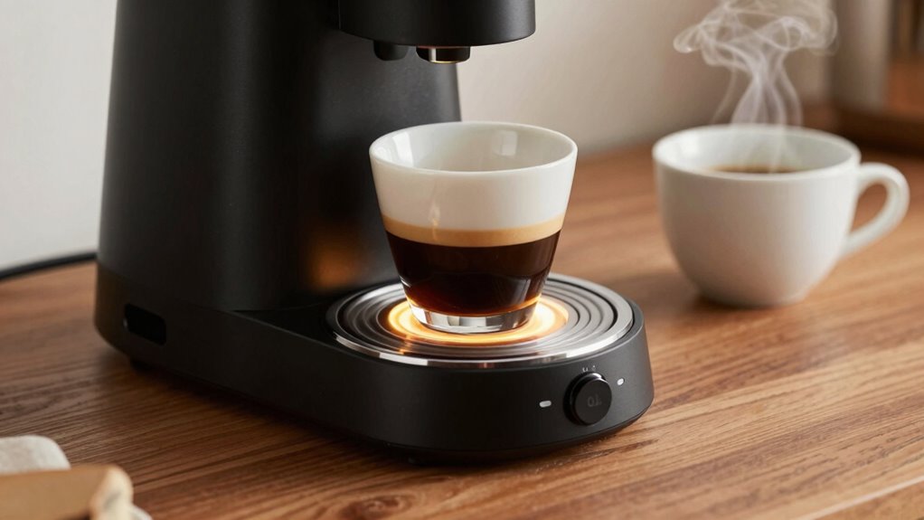 proper espresso warmer features