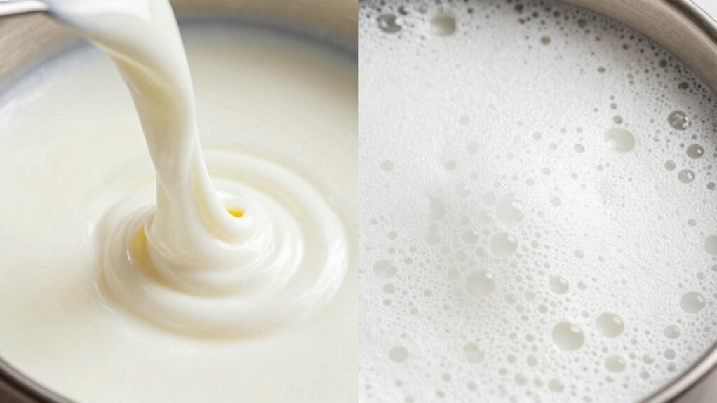 protein breakdown enhances foam