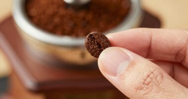 quick grind size check