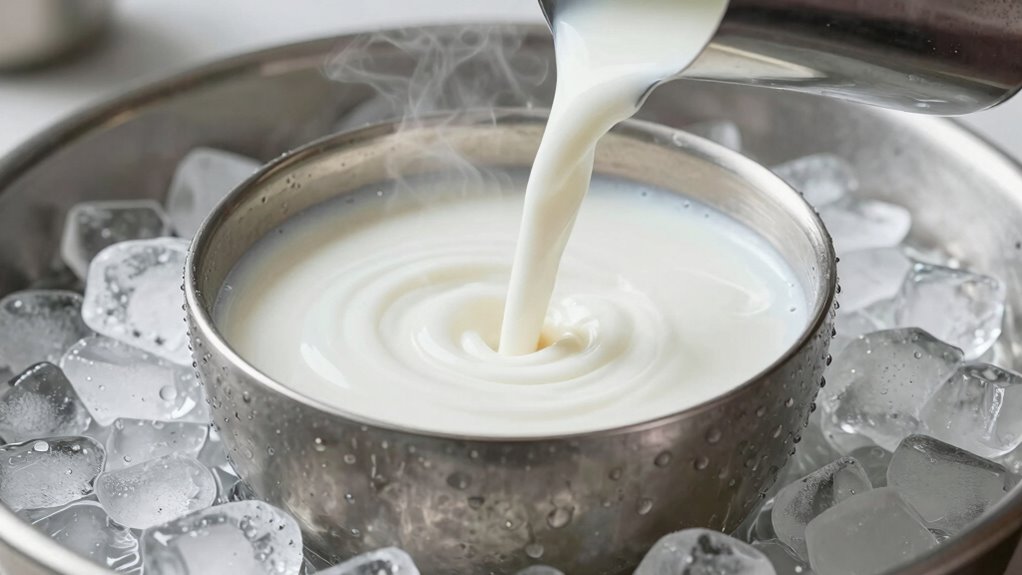 rapid milk cooling techniques