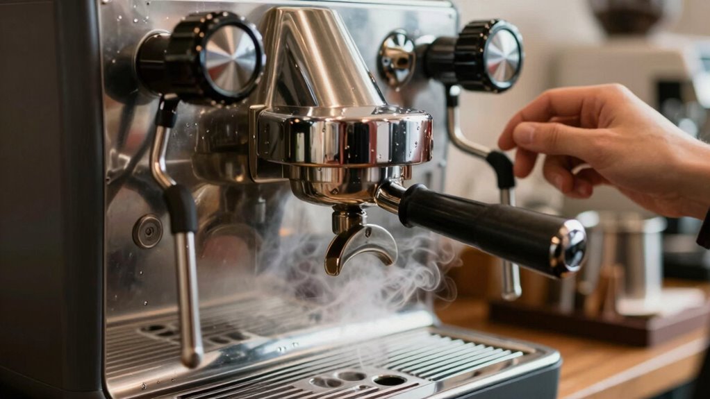 reduce espresso machine noise
