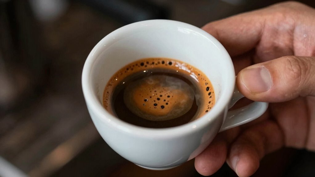 small cups enhance flavor