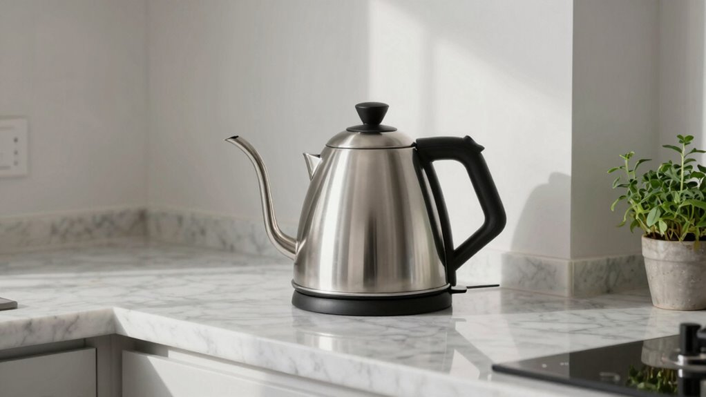 small kitchen kettle features