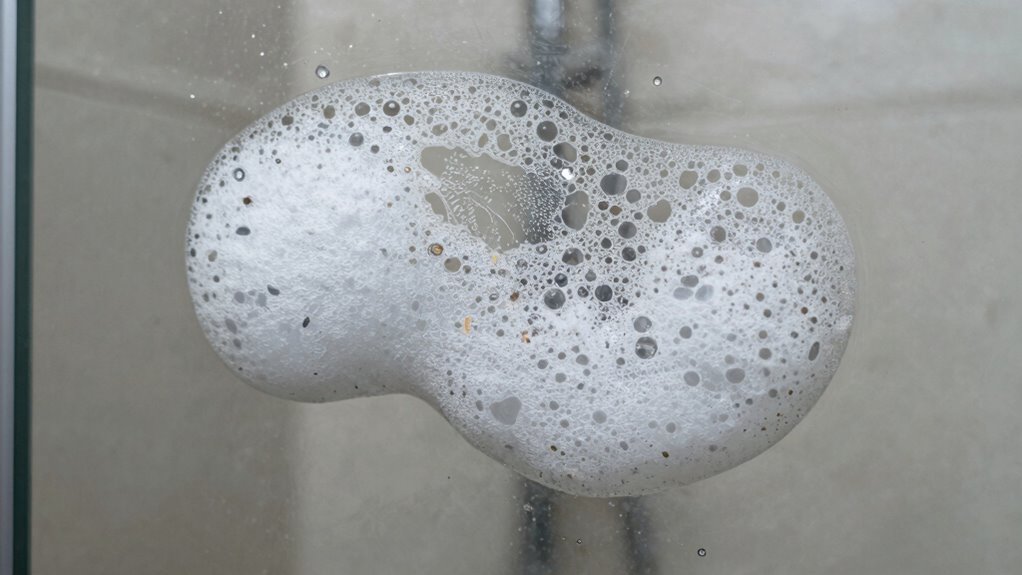 soap residue causes buildup