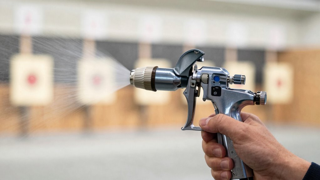 spot uneven spray patterns