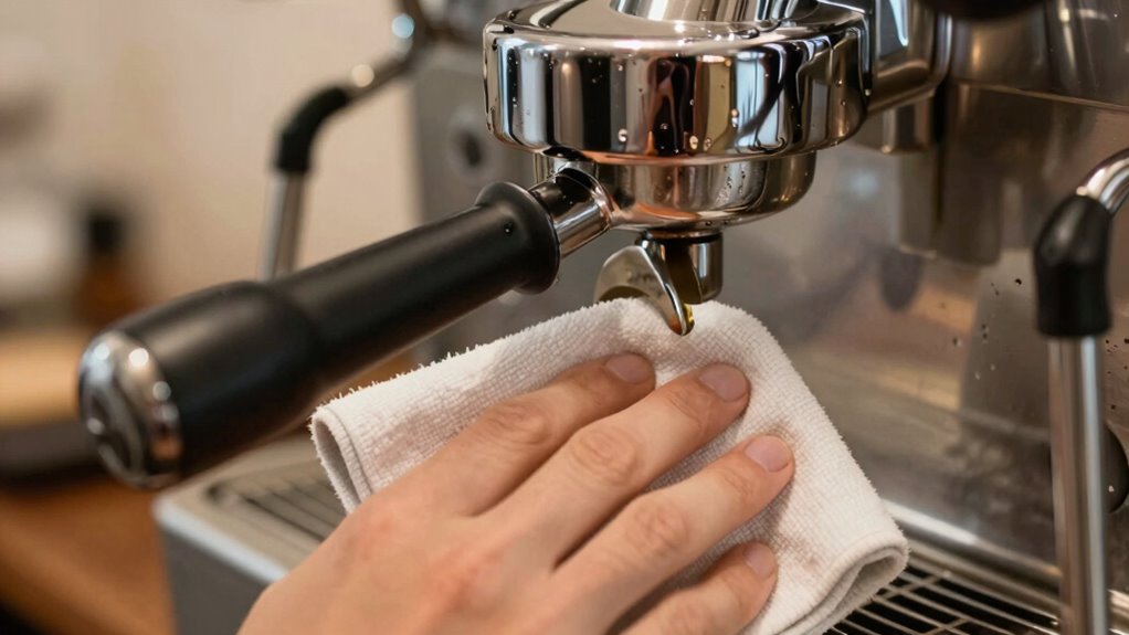 steam wand bacterial buildup