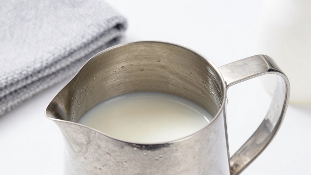 thorough cleaning prevents milk residue