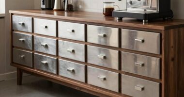 top coffee knock box drawers