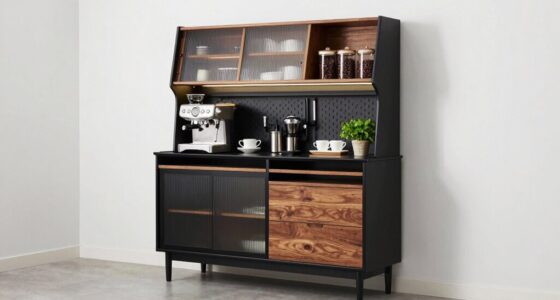 top coffee station cabinet ideas