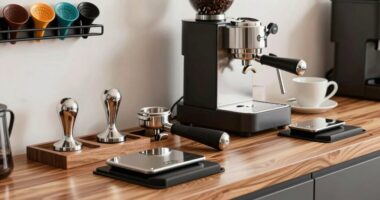 top espresso tool storage
