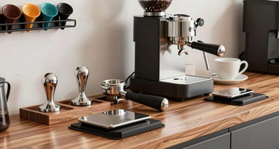 top espresso tool storage