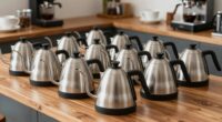 top stainless steel coffee kettles