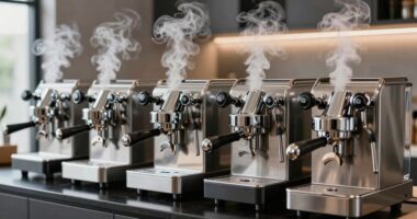 top steam powered lever espresso machines