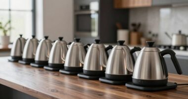top temperature control kettles
