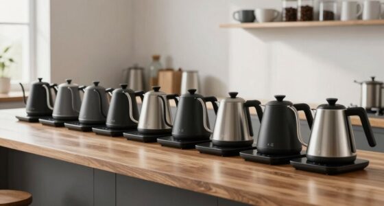 top temperature controlled kettles
