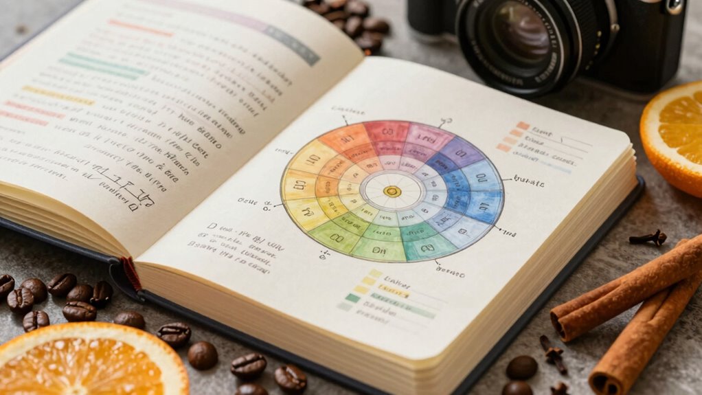 track flavors with journal