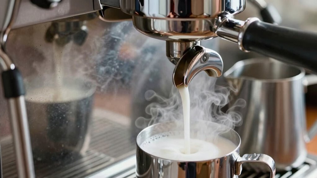 troubleshooting milk steaming issues