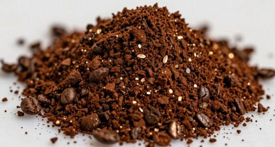 very fine coffee powder