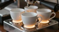 warm cups enhance espresso flavor