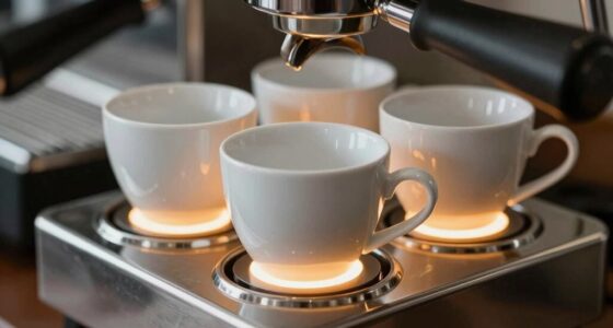 warm cups enhance espresso flavor