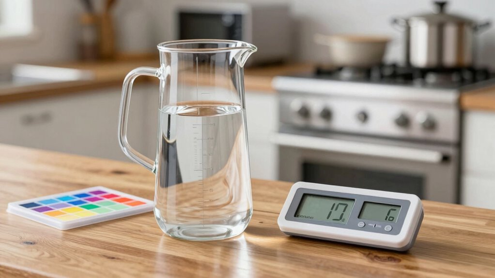 water testing and adjustment