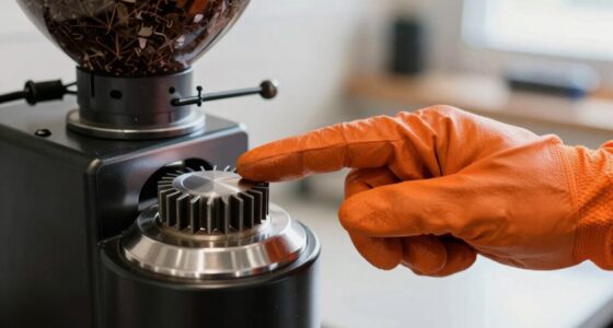 wear gloves near burrs